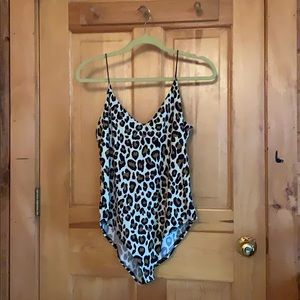 Cheetah print bodysuit